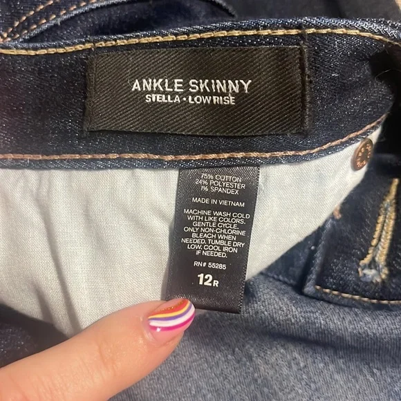 Express Jeans Ankle Skinny Stella Low Rise - Picture 4 of 4